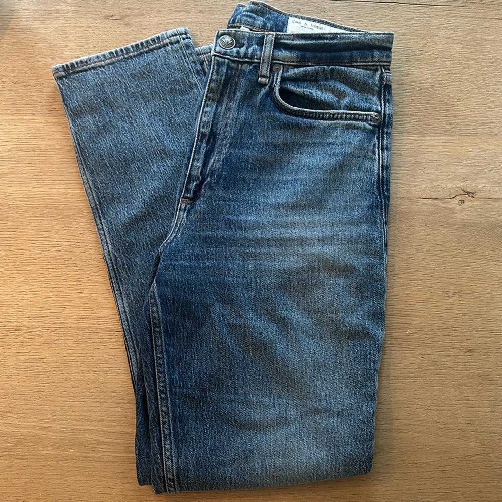 Rag & Bone Wren High Rise Slim Jean in Dominique
